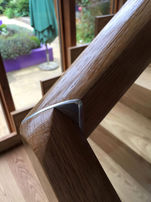 Oak Zig Zag Stairs
